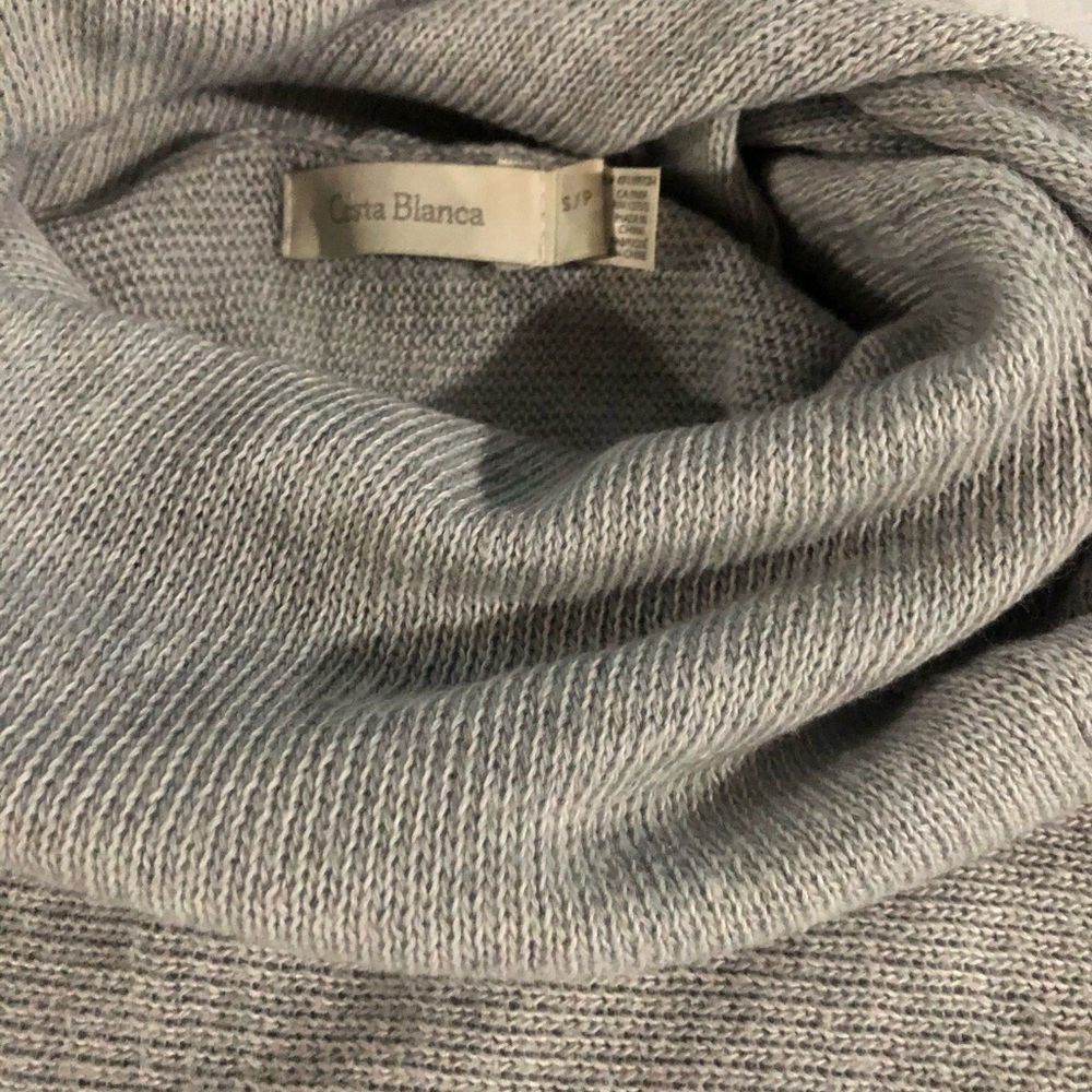 Costa Blanca Crowl Gray Turtleneck